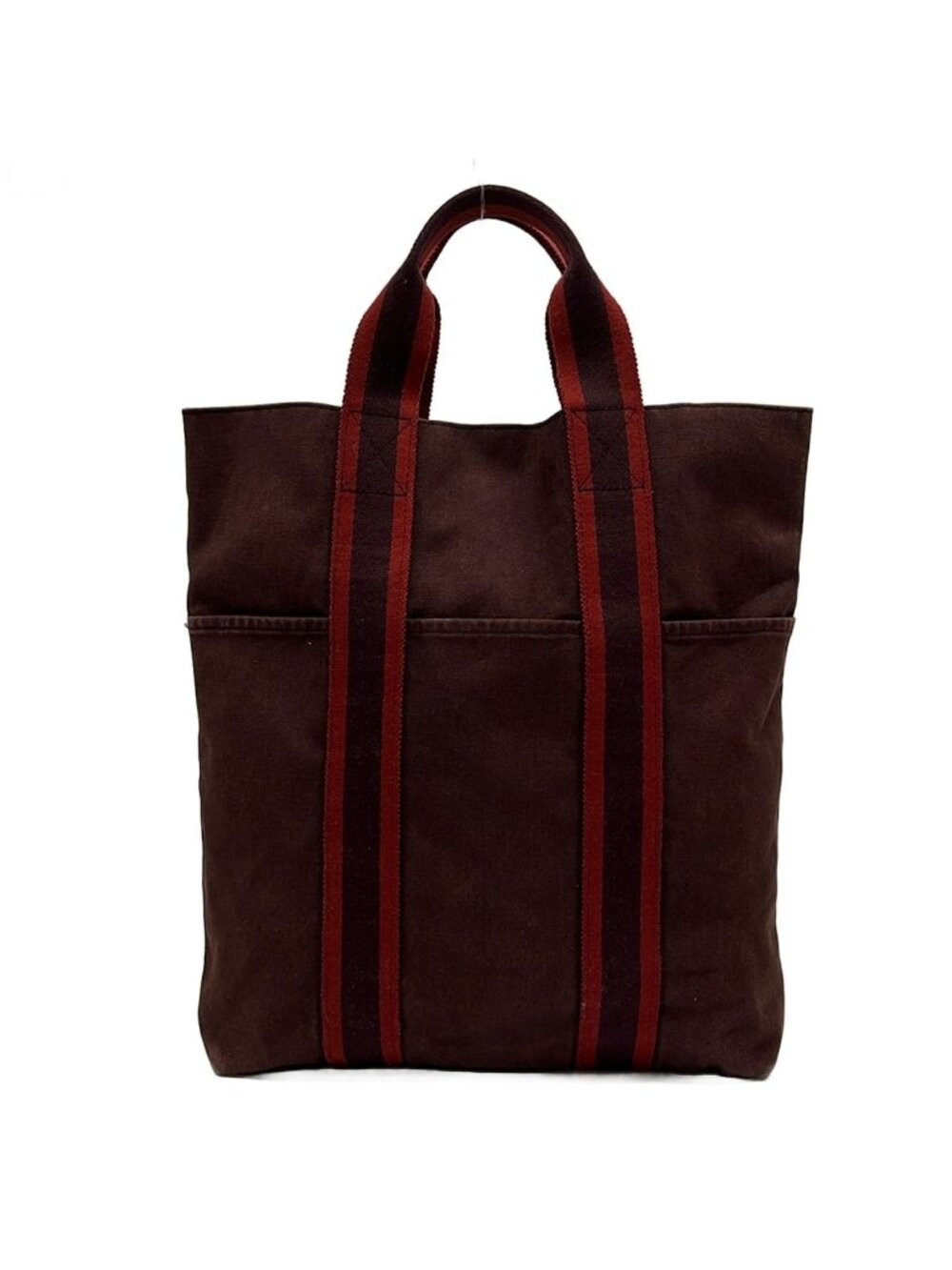 Hermes Tote Bag Fourre Tout Cabas Dark Brown